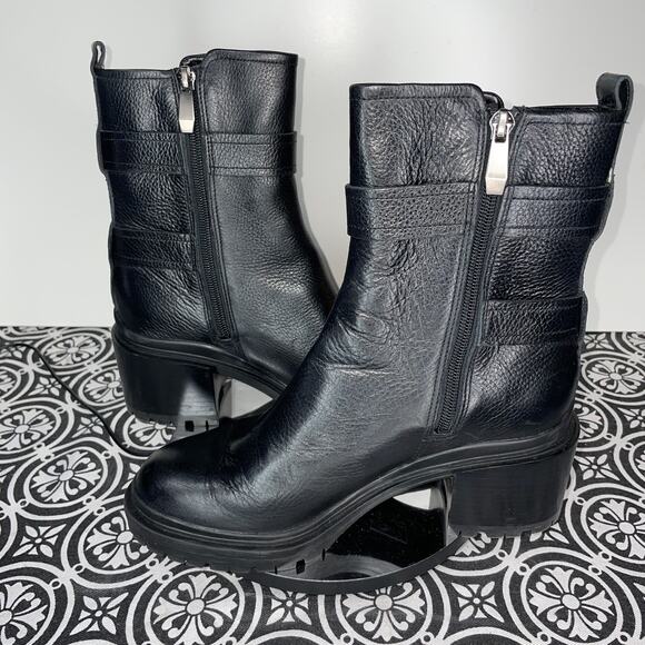 NATURALIZER Trina Mid Shaft Boots, black pebble, 7 - Picture 7 of 11